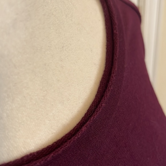 Caslon Maroon Rolled Neck Sweatshirt - Picture 3 of 8